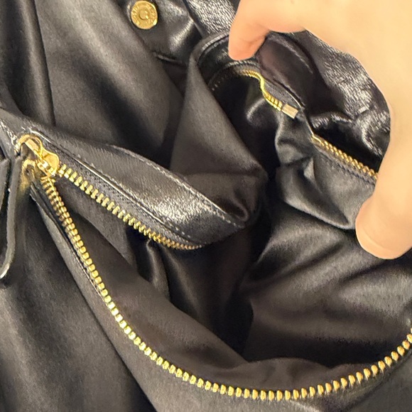 Authentic Vintage Valentino Black Leather Bow Bag - Picture 10 of 16